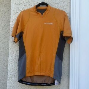 Cannondale Carbon Short Sleeve 3/4 Zip Cycle Jersey Men's Size L